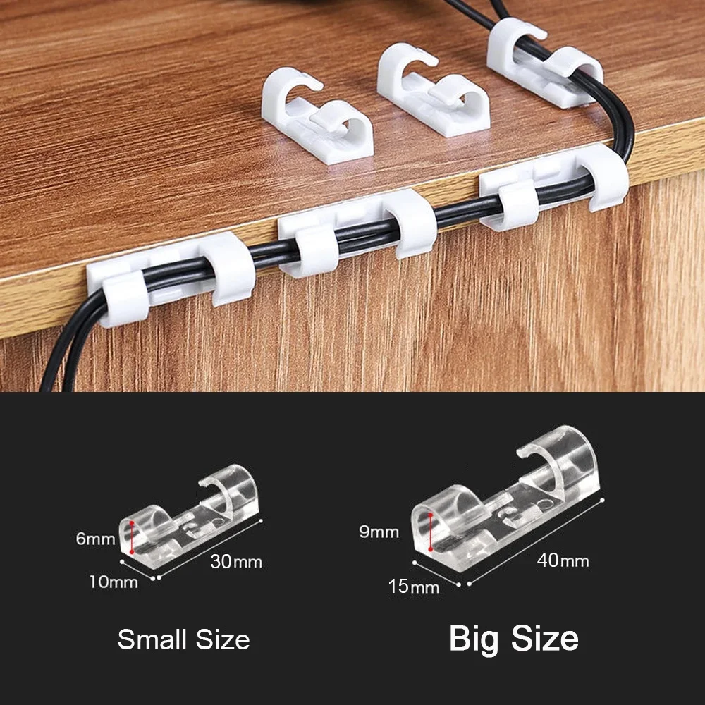 Cable Clips Organizer Drop Wir - огляд і ціна Cable Staple Clip