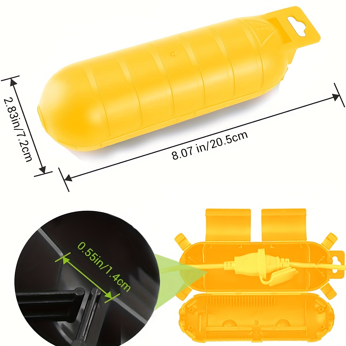 Extension Yellow Cord Safety C - огляд і ціна Electrical Outlet Cover
