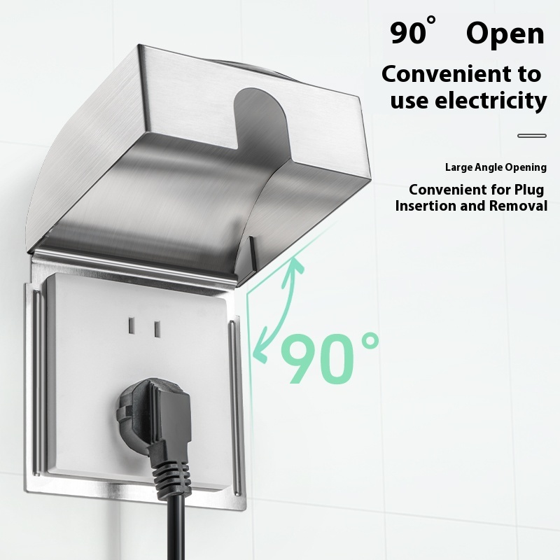 86 Socket Splashproof Box 304  - огляд і ціна Electrical Outlet Cover