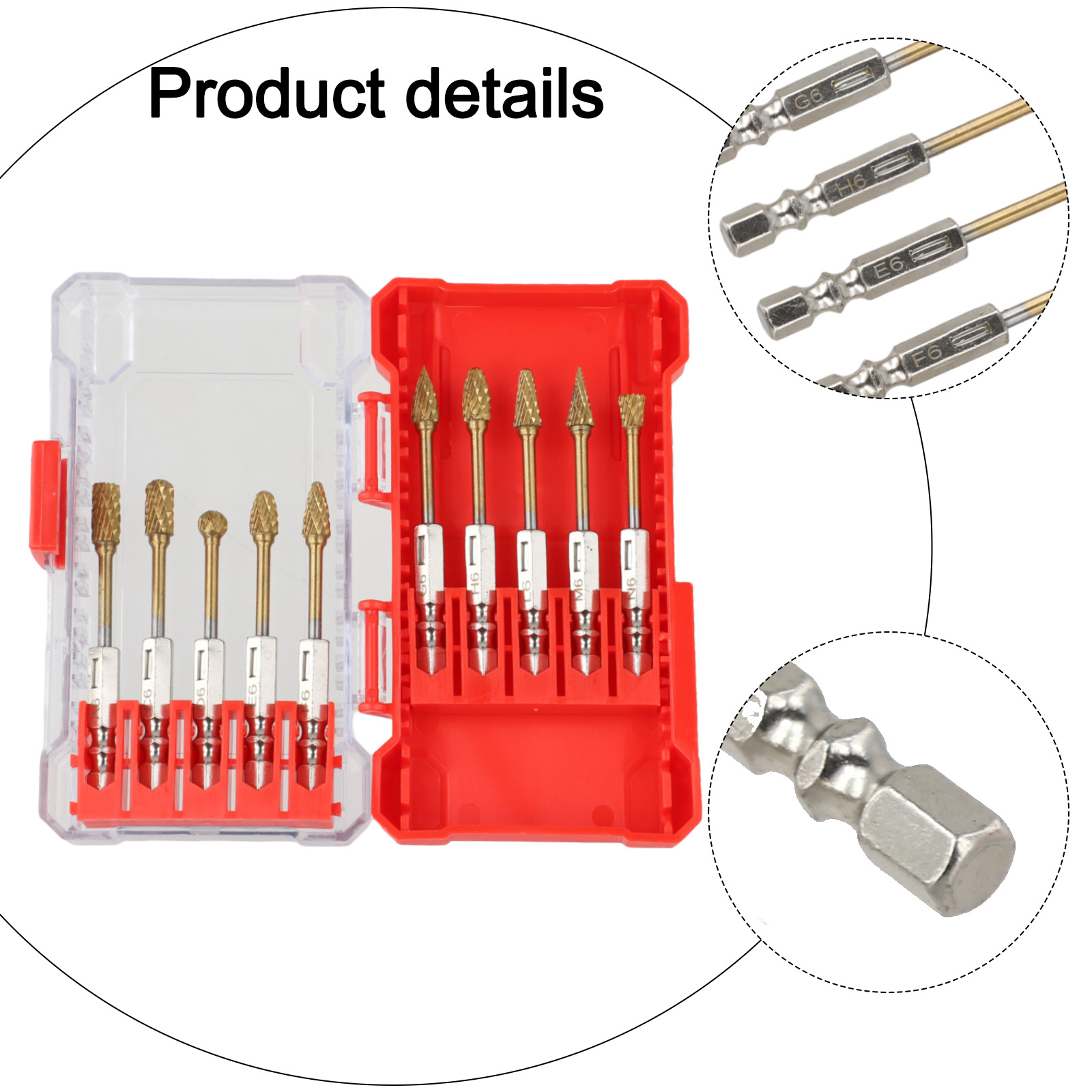 Compact Case Bits Carbide Burr - огляд і ціна Home Improvement And Diy
