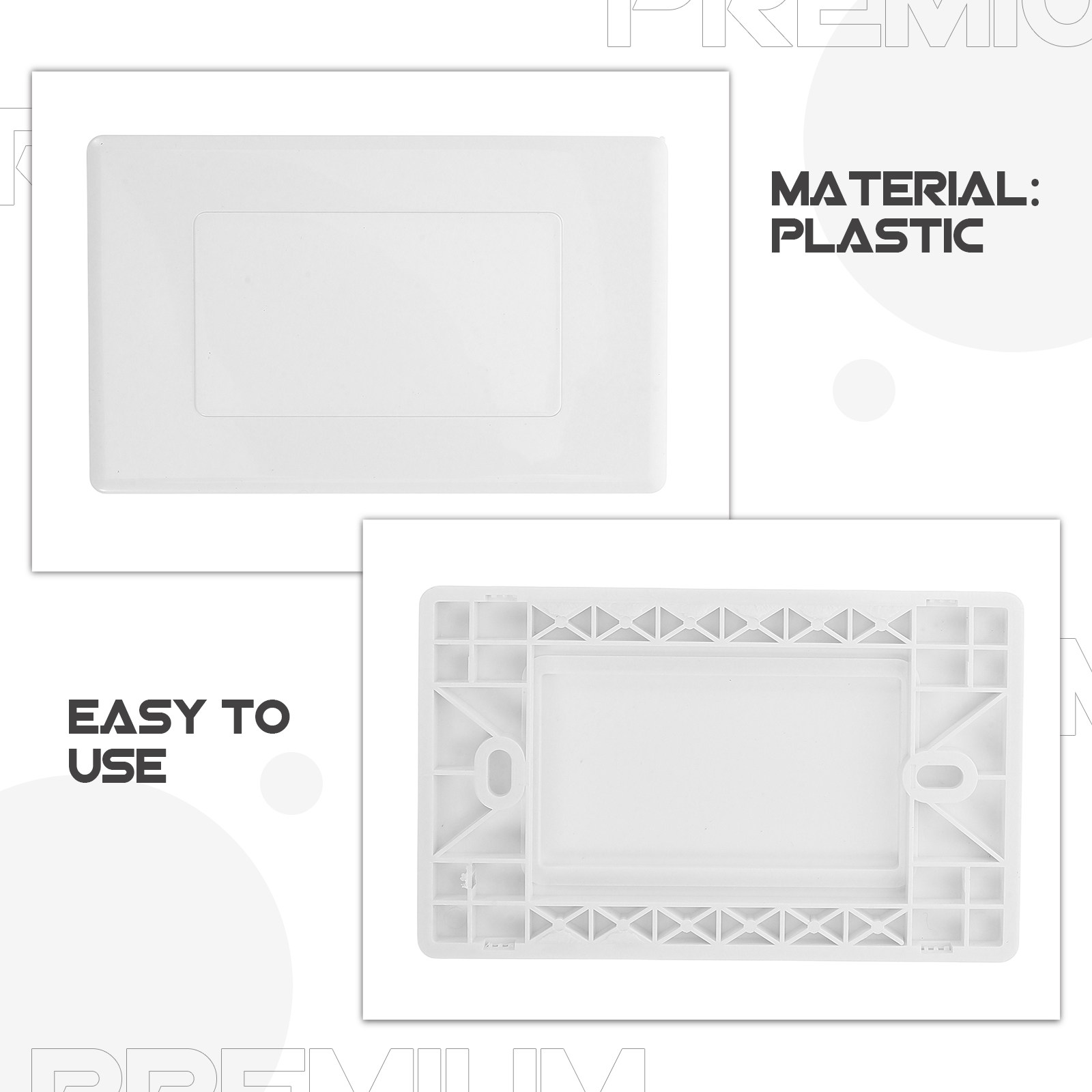 4pcs Plastic Wall Junction Box - огляд і ціна Electrical Outlet Cover